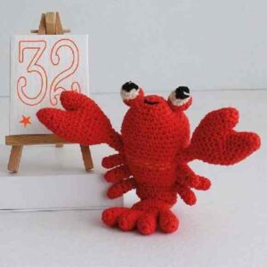 Receita de amigurumi em PDF - Lagosta
