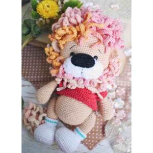 Receita de amigurumi em PDF - Leão