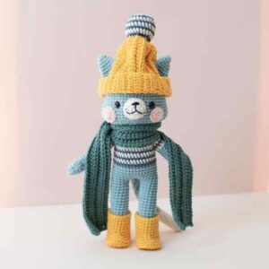 Receita de amigurumi em PDF - Lenny Cat