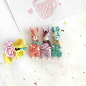 Receita de amigurumi em PDF - Lhama Ocupada