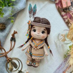 Receita de amigurumi - Boneca Mayra