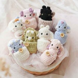 Receita de amigurumi em PDF - Mini Animais