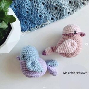 Receita de amigurumi gratuita - Passarinho