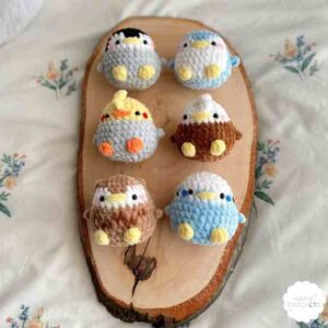 Receita de amigurumi em PDF - Pássaros