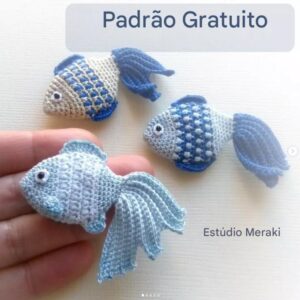 Receita de amigurumi gratuita - Peixe