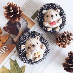 Receita de amigurumi em PDF - Pequeno Ouriço