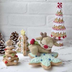 Receita de amigurumi em PDF - Rena