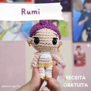 Receita de amigurumi gratuita - Rumi - HUNTR/X
