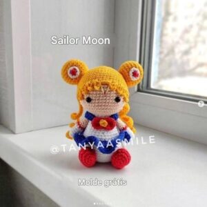 Receita de amigurumi gratuita - SailorMoon