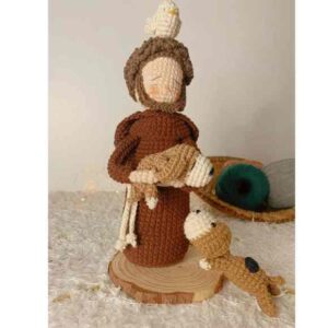 Receita de amigurumi em PDF - São Francisco