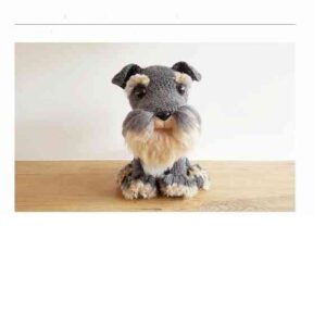 Receita de amigurumi em PDF - Schnauzer