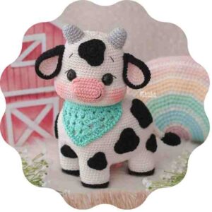 Receita de amigurumi em PDF - Vaquita Molly