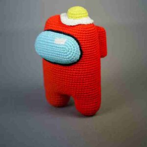 Receita de amigurumi em PDF - Among Us Crewmater