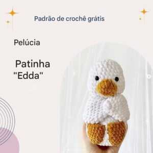 Receita de amigurumi gratuita - Edda o Bebê Pato