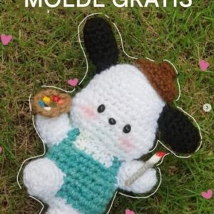 Receita de amigurumi gratuita - Pochaco na escola