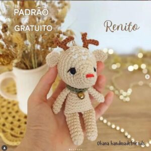 Receita de amigurumi gratuita - Renito