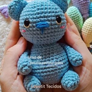 Receita de amigurumi gratuita - Ursinho