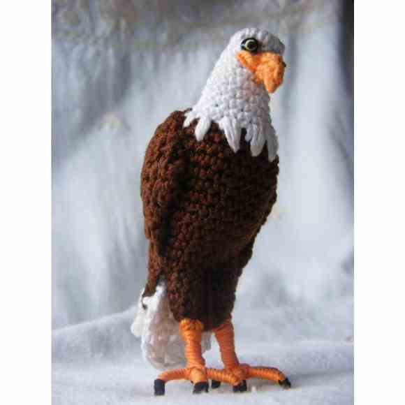 Receita de amigurumi em PDF - Águia