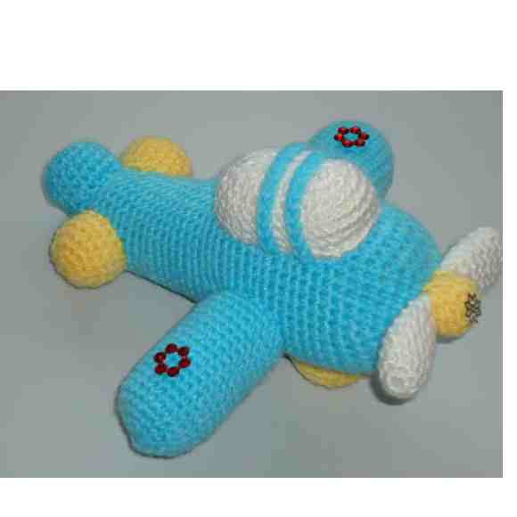 Receita de amigurumi em PDF - Avião