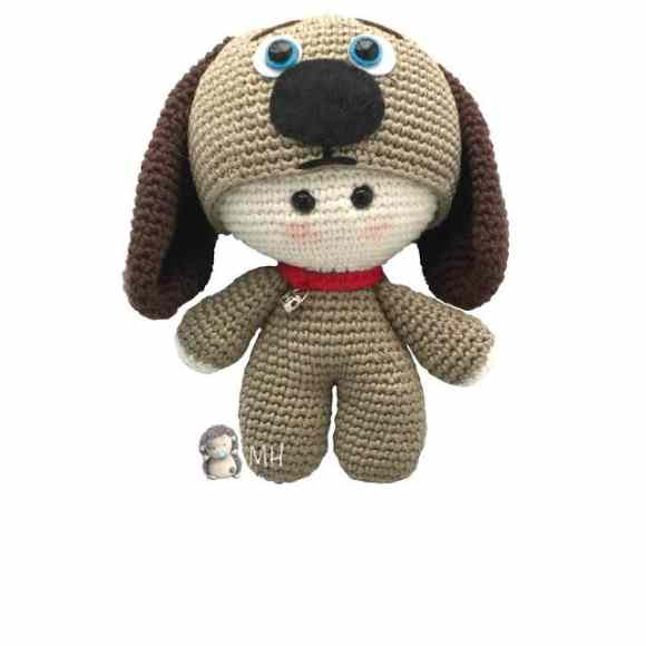 Receita de amigurumi em PDF - Cachorro YoYo