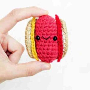Receita de amigurumi em PDF - Cachorro Quente