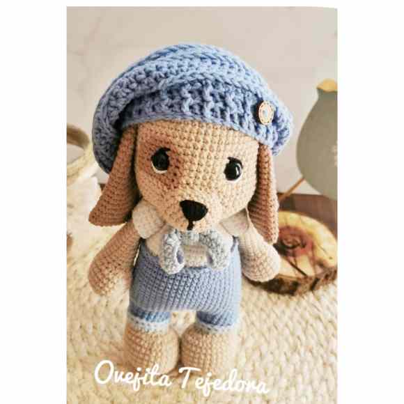 Receita de amigurumi em PDF - Caozinho Toffe