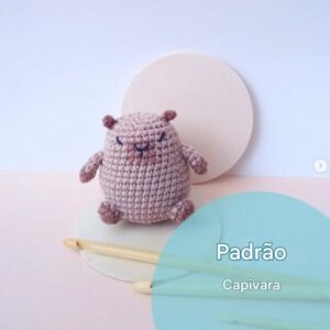 Receita de amigurumi gratuita - Capivara