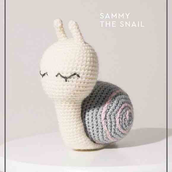 Receita de amigurumi em PDF - Caracol