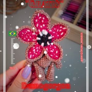 Receita de amigurumi gratuito - Demogorgon