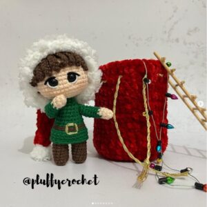 Receita de amigurumi gratuita - Duende de Natal