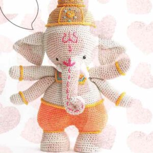 Receita de amigurumi em PDF - Ganesha