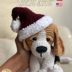 Receita de amigurumi gratuita - Gorro de Papai Noel