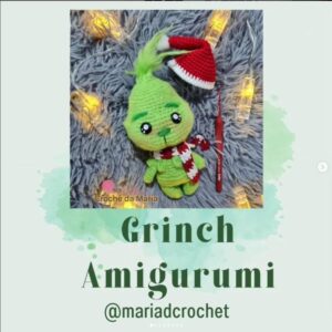 Receita de amigurumi gratuita - Grinch