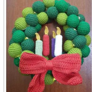 Receita de amigurumi em PDF - Guirlanda Advento