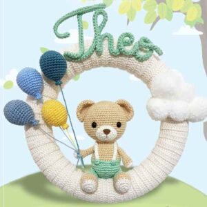 Receita de amigurumi em PDF - Guirlanda Theo