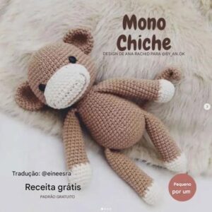 Receita de amigurumi gratuita - Macaco