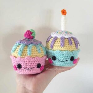 Receita de amigurumi em PDF - Muffins