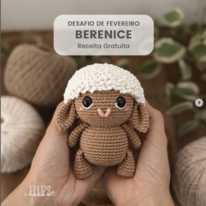 Receita de amigurumi gratuito - Ovelha Berenice