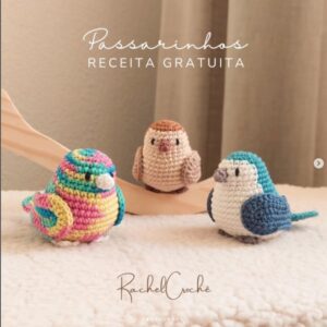 Receita de amigurumi gratuita - Passarinho