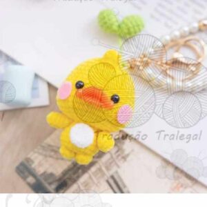 Receita de amigurumi em PDF - Pato Amarelo