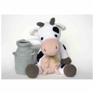 Receita de amigurumi em PDF - Vaquinha Klaartje