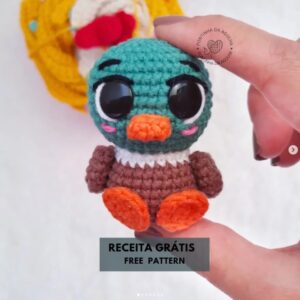 Receita de amigurumi gratuita - Patinho