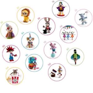 Receita de amigurumi em PDF - Circus
