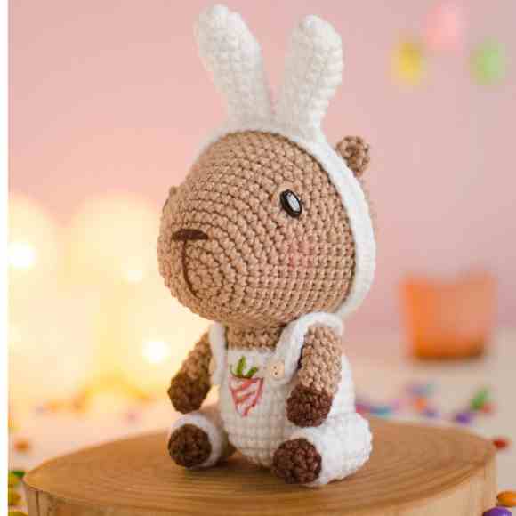 Receita de amigurumi em PDF - Capybunny
