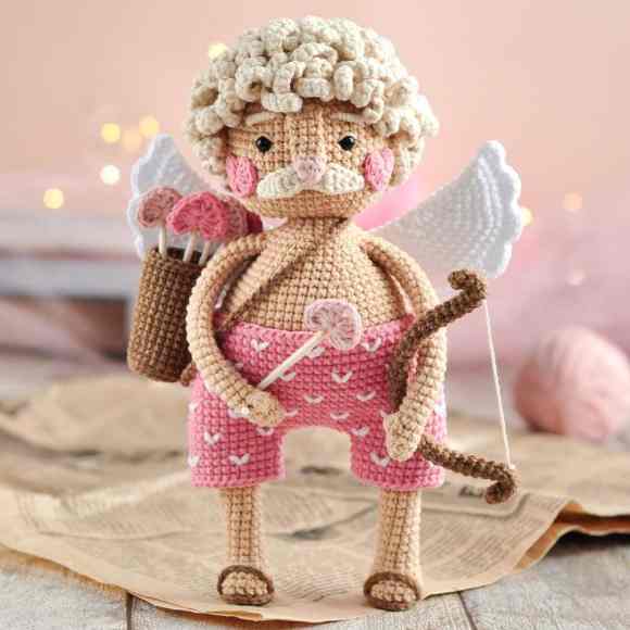 Receita de amigurumi em PDF - Cupido