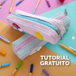 Receita de amigurumi gratuita - Estojo