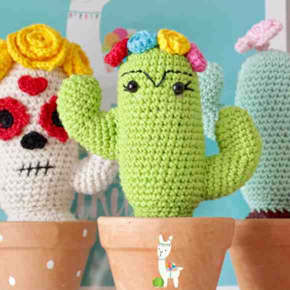 Receita de amigurumi em PDF - Frida Cacto