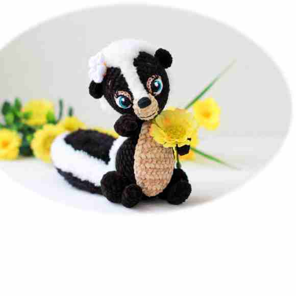 Receita de amigurumi em PDF - Gamba flo