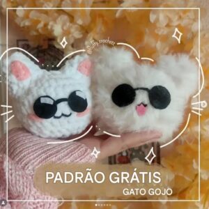 Receita de amigurumi gratuita - Gato GoGo