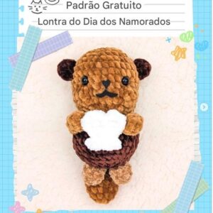 Receita de amigurumi gratuita - Lontra